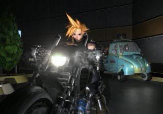 cloud 9 - cloud strife.. ff7 .. motorbike