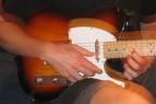 playing guitar, listening to music, love the guita - playing guitar, listening to music, love the guitar sound
