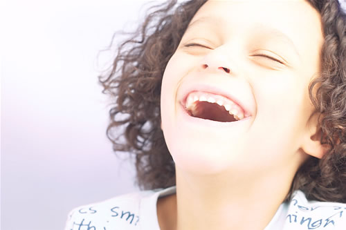 laughing - a girl laughing out loud