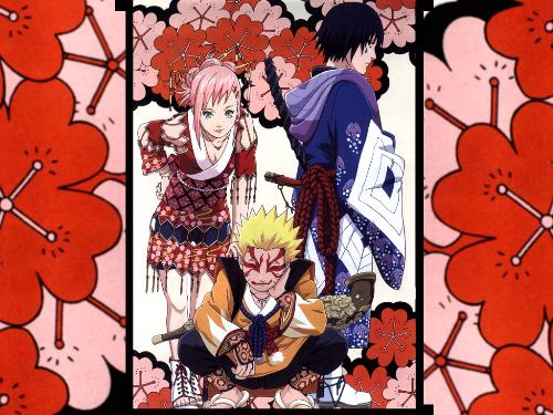 Group Naruto Picture - This is one of my favourite Naruto pictures. Sakura Naruto and Sasuke from Naruto in kimonos... they look pretty grown up.