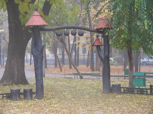 Saratov - The autumn park 'Lipky', October 2007