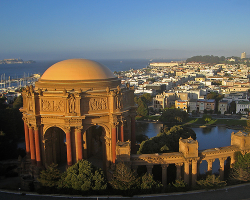 palace of fine arts - This is the Palace of Fine Arts in San Francisco, CA.