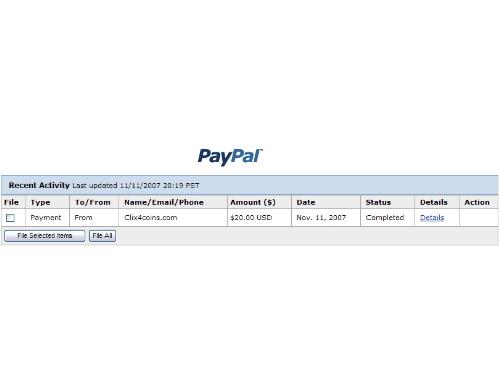 Payment Proof - My first payout from them. 
