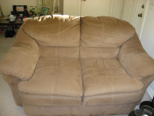 Fuzzy Love seat - My fuzzy Love Seat