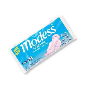 Sanitary pad - i use modess!