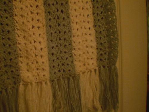Crocheted Shawl - This is the shawl I crocheted for my grandmother's christmas present this year.