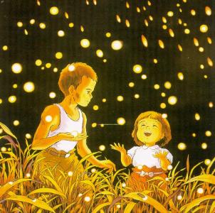 grave fireflies -  the main idea of the movie is that a brother and his sister have a bad life in war. the movie open it out that the war is very cruel. I can't help crying with tear,in despite of my third seeing