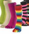 Toe Socks - These are toe socks. They come inn all colors and patterns