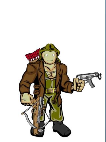 Dude I made awhile back - There was this website where you could make up your own 'hero' but I don't remember it now. You could change everything on him or her and this is what I came up with. enjoy.