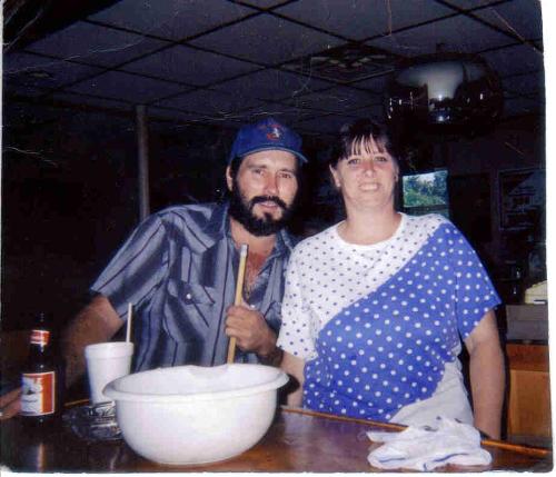 Me & Hubby - This is a picture of my husband and myself a couple of years ago when I was working. To me, he is so sexy.They say All good things come to those who wait, believe me, I waited long enough for him. Thank you Lord.