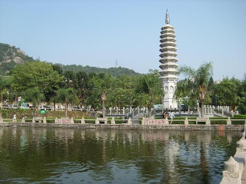 Temple in Xiamen, Music island - This is a temple in xiamen city.  It is one of the travel site in xiamen.