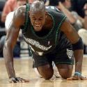garnett - kevin garnett...on the floor..
