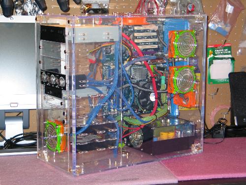 My old computer - This used to be my computer just before I build myself a new one just recently, I still have it around lying in pieces. For your information I have now a Antec Nine Hundred.