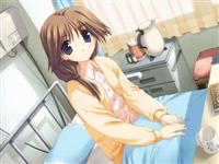 girl in the hospital - a picture i came across with and its about a girl who was sick and is feeling better