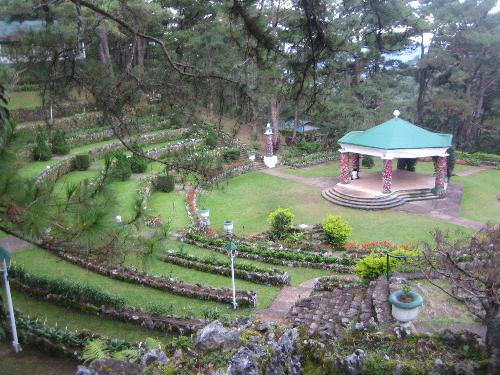 Bell Amphitheater - A photo of the amphitheater located inside Camp John Hay, Baguio. This amphitheater can be found next to the museum. Such a beautiful venue for weddings and I just found out that it can be rented at a rate of php. 1000 per hour.