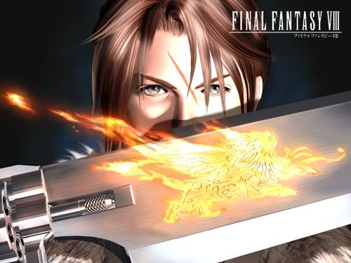 Squall Leonheart - From Final Fantasy 8 Squall has a sword and is ready for battle. He's going to want to slash his opponents apart. With flame involved, he's dead serious and is ready to go for the kill no matter what the challenge. Can you survive? Only time will tell.