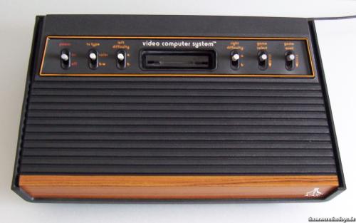 Atari 2600 - Showing off an old model called the Atari 2600. It had the longest life span of any home console bar-none. 