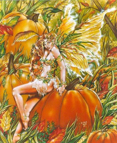 pumpkin fairy - gives peace