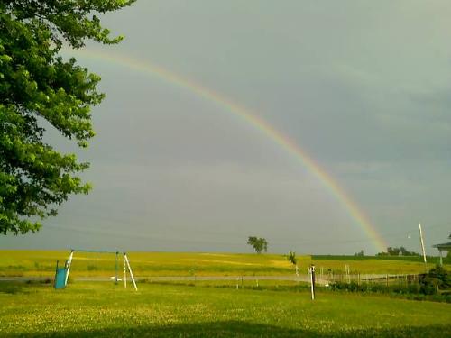 Rainbow - Picture taken by my daughter from her patio in the spring of 2007