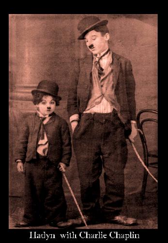 charlie chaplin - Charlie Chaplin with his son hadyn