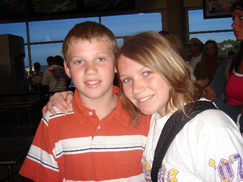 My kids - My 18 year old daughter, and my 14 year old son.