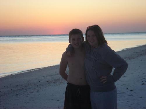 My Kids at Shell Island - The kids, camping at Shell Island
