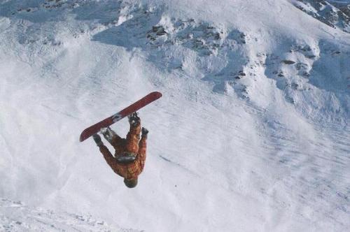 Backflip - me doing a back flip at alyeska 2006
