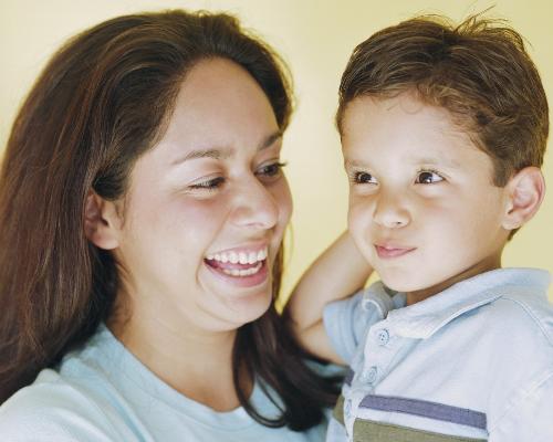 mommy and child - A mother of children with one of her children.