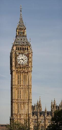 Big Ben - The Clock Tower of the Palace of Westminster, colloquially known as 'Big Ben', in Westminster, London, England.