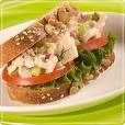 tuna  - tuna sandwhich with tomato lettece and tuna