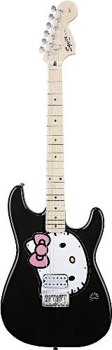 Hello Kitty Guitar - Hello Kitty Black Guitar