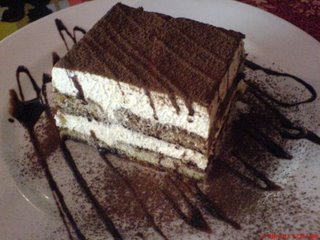 Tiramisu - The best tiramisu I have ever taste~
It is made by a Italian Baker~
I love to visit his restaurant as he really cook tasty Italian food!!