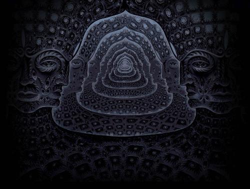 Tool 10000 days inside - artwork from tool's 1000' days