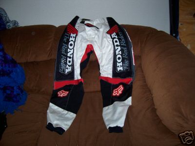 Honda Pants for my Hunny - These are the pants I bought for my husband. I got an awesome deal.