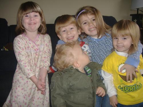 The Brat Pack - Here are my children and some of the ones I babysit. The only ones missing are the twins.