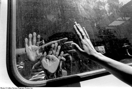 hands -- saying goodbye - a picture of a train scene hands -- saying goodbye - a picture of a train scene