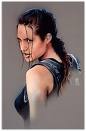 Angelina Jolie as Lara Croft - Angelina Jolie plays as Lara Croft, the Tomb Raider heroine.