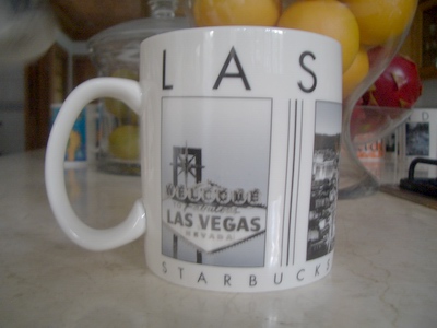 Starbucks Las Vegas - Given by my sister who used to visit Las Vegas almost every year and hopefully next time she can get me a mug from Reno or Sedona :o)