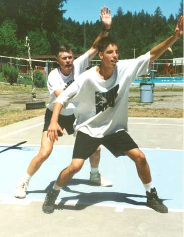 having fun - high_five