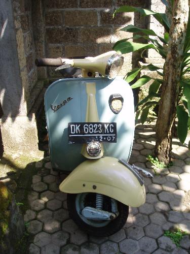 Vespa - A Vespa in Bali.