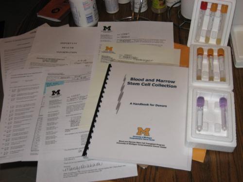 Paper Work & test Tubes - YIKES! Just too much at a time.