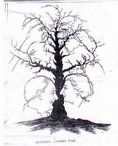How many famous personality can u find. - If u look just like that...u would only find it to be a tree..But when u observe it really carefully you would find many renowned personalities...So what r u waiting for ...go for it.