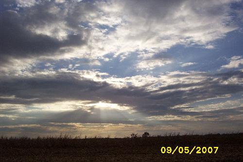 The Beautiful Sky - Took this pic while driving one day on my way to work.