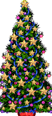 Christmas tree - Christmas tree and lights gif