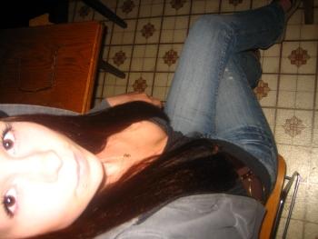 me in my kitchen - takin pics of myself haha.. watever