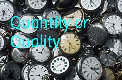 Quantity or Quality? - Quantity or quality? which counts more?