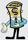 Dollar Man - Standing Dollar Man