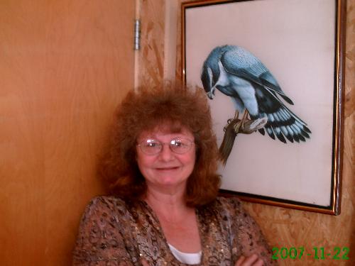Me on Thanksgiving day! - I was so happy and full of thankfulness and joy on Thanksgiving even though I couldn't be with my two son, I was so bursting with talkitivness and call most all of my 9 brothers and sisters and my mom and my two sons and a couple of friends!