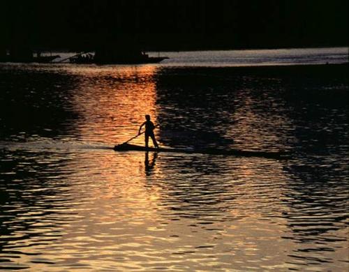 fisherman in Li river - fisherman in Li river in Guilin