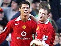 rooney and ronaldo - 2 of the most promising manchester united players in the team now